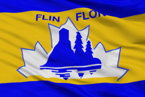 Flin Flon city flag Manitoba