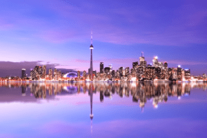 Toronto city skyline Ontario
